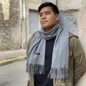écharpe en cachemire homme