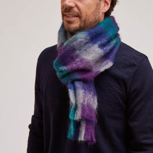 écharpe en laine homme