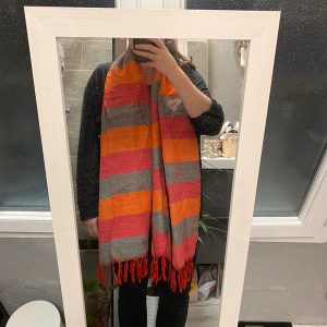 echarpe multicolore
