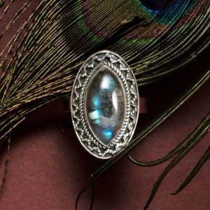 Bague Labradorite Marquise