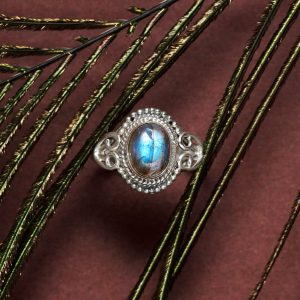 Bague petite en Labradorite